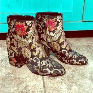 Boho Embroidered Bootie